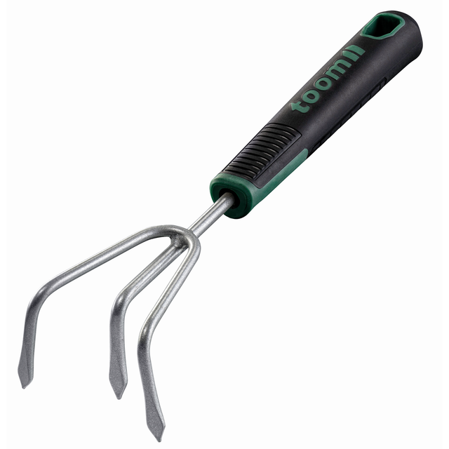 toom Premium-Handgrubber Carbonstahl 3 Zinken 33 cm