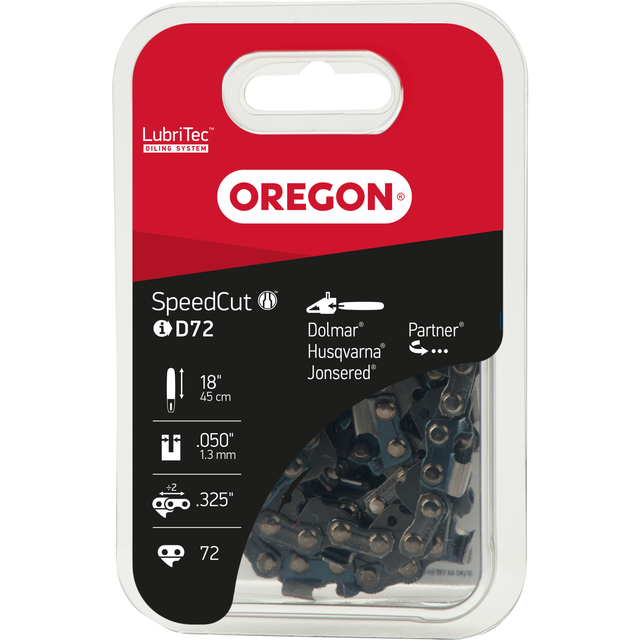 Oregon® Sägekette 'SpeedCut' 0,325", 1,3 mm, 72 Glieder