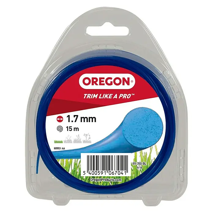 Oregon® Trimmerfaden 'Multicolor' Ø 1,7 mm x 15 m blau