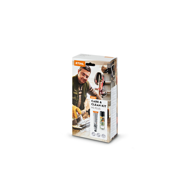 Stihl Reinigungs- und Pflegemittel-Set 'Care & Clean Kit HS Plus' 2-teilig