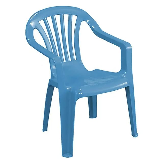 PROGARDEN Stapelsessel für Kinder 'Sedia Baby' hellblau 38 x 38 x 52 cm