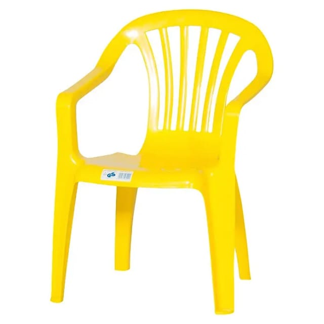 PROGARDEN Stapelsessel für Kinder 'Sedia Baby' gelb 38 x 38 x 52 cm