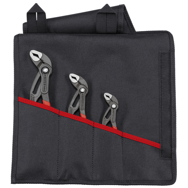 Knipex Wasserpumpenzangen-Set 'Cobra' schwarz/rot 3-teilig