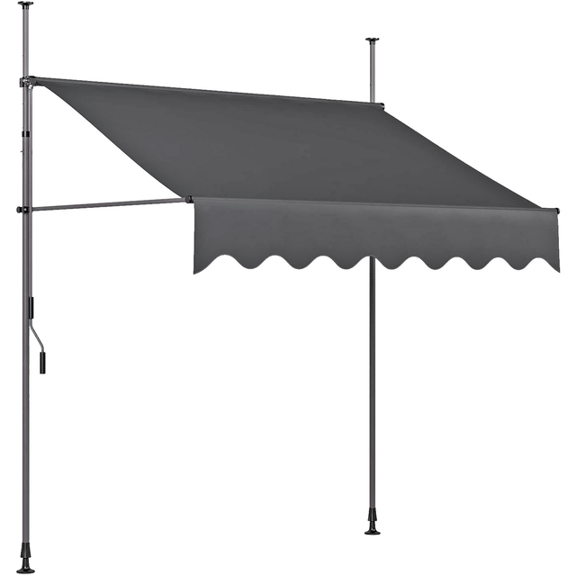 toom Klemmmarkise mit Volant 300 x 120 cm