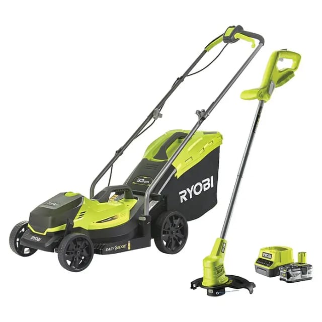 Ryobi Akku-Rasenmäher und -trimmer 'RLM1833BLT1825M' 18 V mit Akku, bis 250 m²