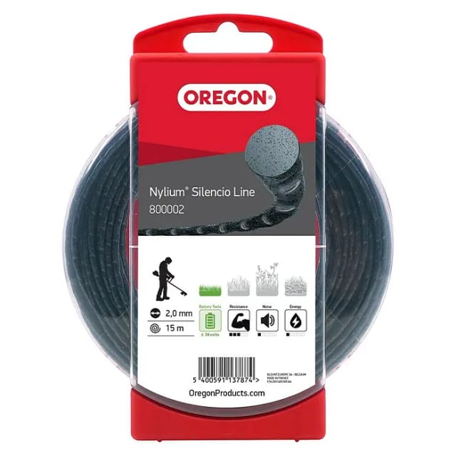 Oregon® Trimmerfaden 'Nylium Silencio' Ø 2 mm x 15 m