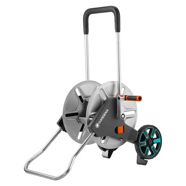 Gardena Schlauchwagen 'CleverRoll M Metall' silbern max. 60 m Schlauchkapazität