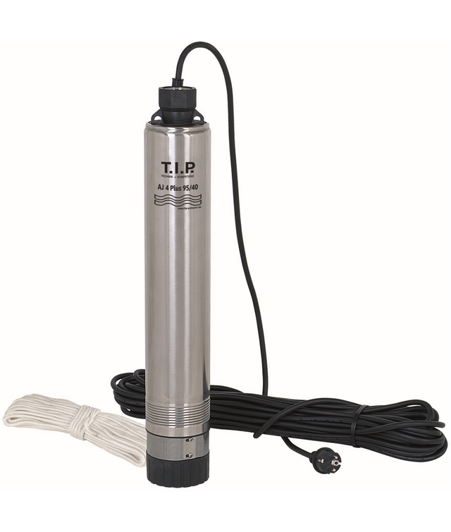 T.I.P. Tiefbrunnenpumpe 'AJ 4 Plus 95/40' 900 W 5500 l/h