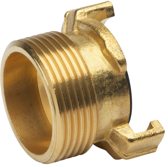 Schnellkupplung mit Gewindestück Messing 1 1/2" AG