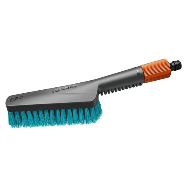Gardena Handbürste 'Cleansystem S hard' mit Schlauchanschluss 29,9 x 8,5 x 6,5 cm