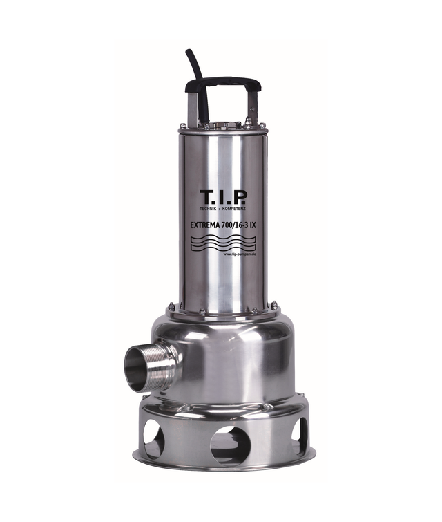 T.I.P. Schmutzwasser-Tauchpumpe 'Extrema 700/16-3 IX' 2500 W 42000 l/h