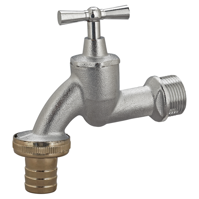 Meister Wasserhahn ½"AG verchromt matt