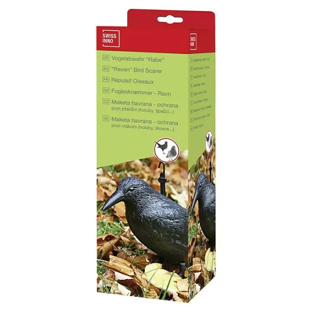 SWISS INNO Vogelabwehr Rabe 38 x 25 x 12 cm