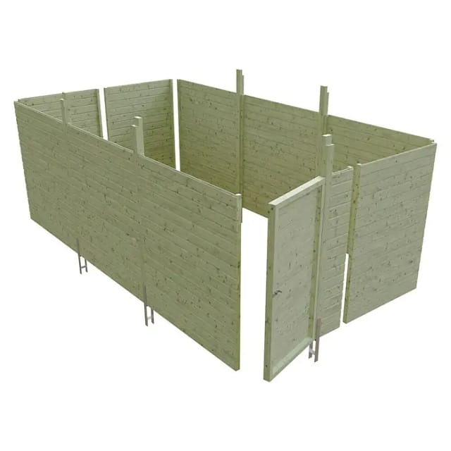 SKAN HOLZ Carport-Abstellraum 'C6' 573 x 317 cm