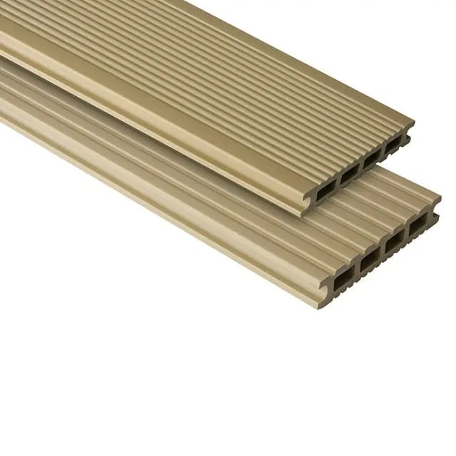 Kovalex Terrassendielen 'Exklusiv' sand matt 4000 x 145 x 26 mm