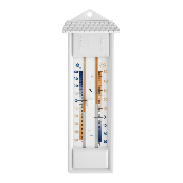 TFA Dostmann Maxima-Minima-Thermometer Kunststoff weiß 8 x 3,2 x 23,2 cm