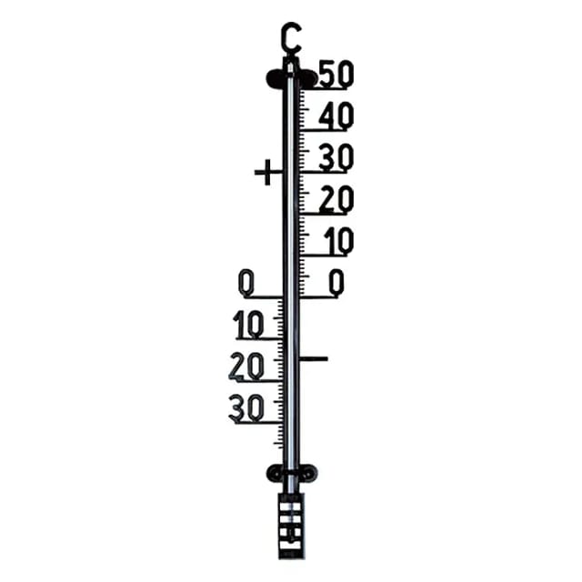 TFA Dostmann Außenthermometer Kunststoff schwarz 9,8 x 2,7 x 42 cm