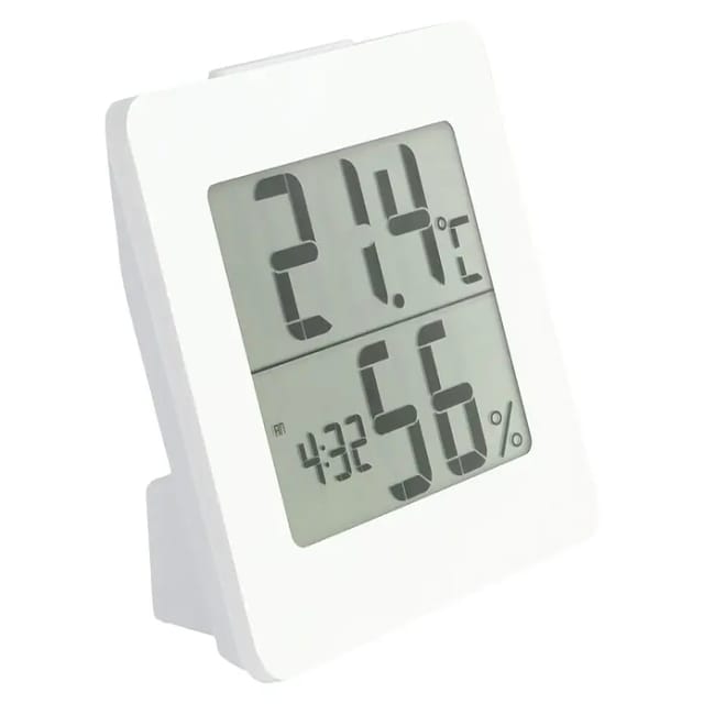 TFA Dostmann Thermo-Hygrometer Kunststoff weiß 9,4 x 3,7 x 9,4 cm