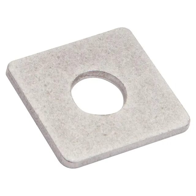 deutsche zauntechnik Halteplatte Edelstahl für Gitterzaunklemme 3 x 3 cm