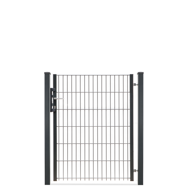 deutsche zauntechnik Drehflügeltor 'Vario light Typ M' anthrazitgrau 96 x 123