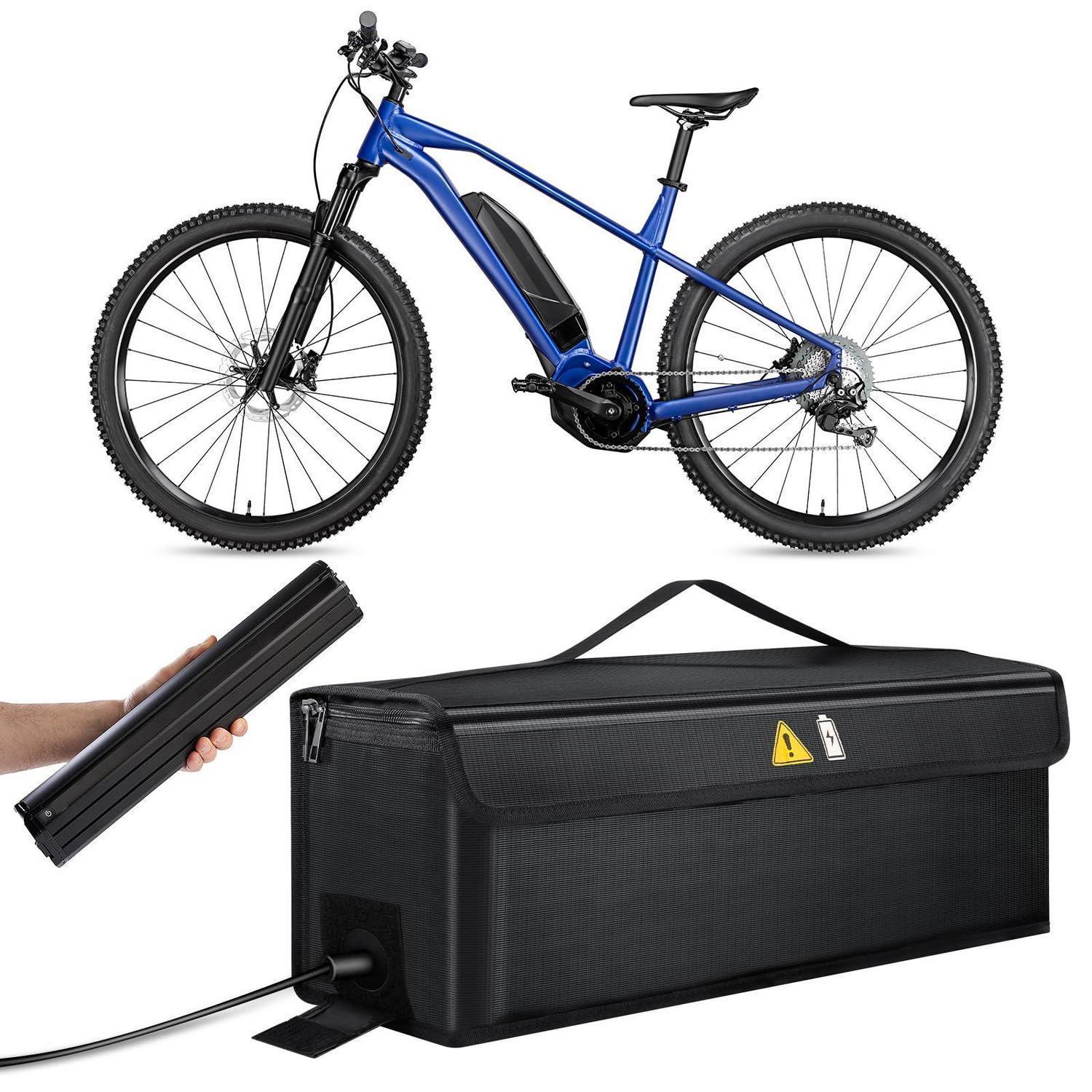 E-bike Akku Tasche, Feuerfest Bis 500°c, Wasserdicht, 49x15x15 Cm