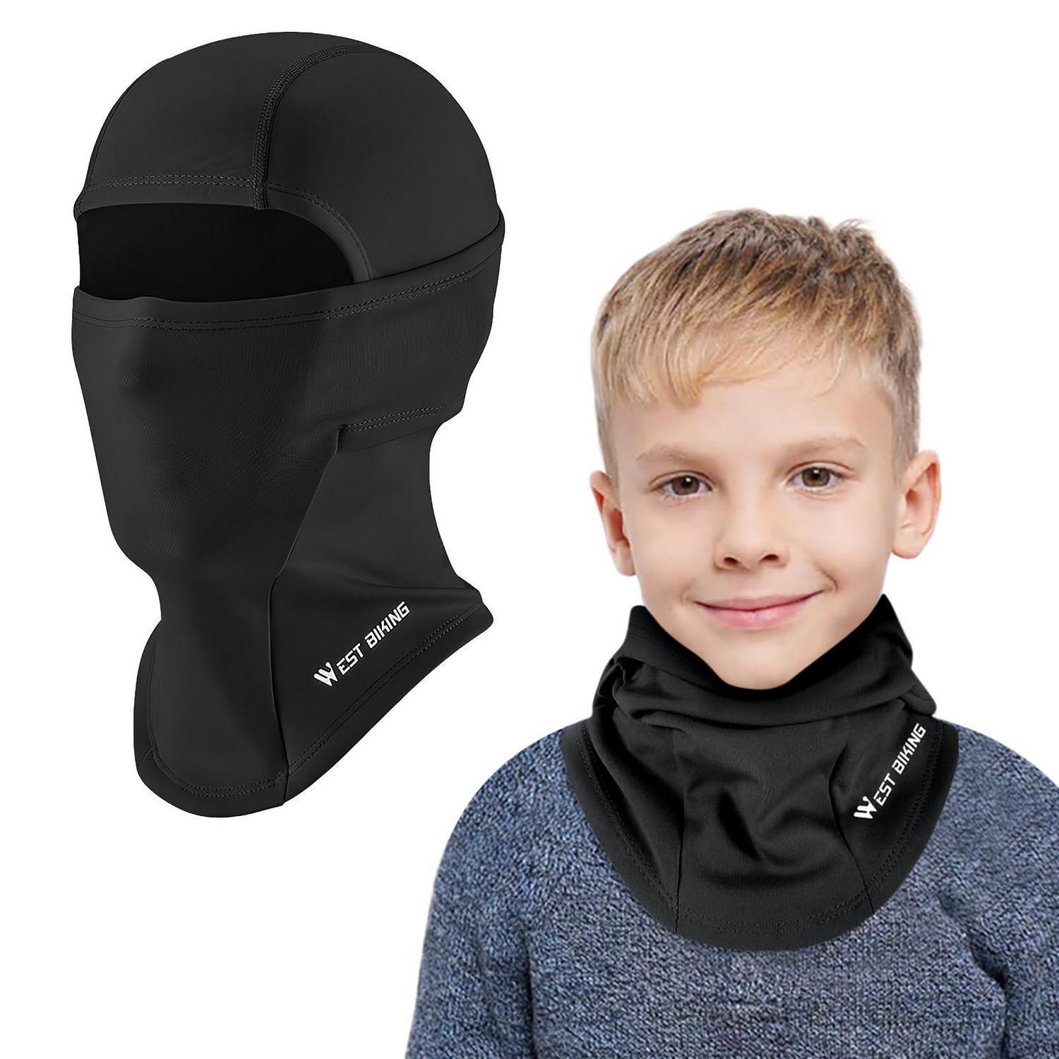 Kinder Sturmhaube Winter, Multifunktional Winddicht Fleece Warm Skimaske Radfahren Gesichtsmaske Unter Dem Helm, Sturmmaske Mütze Mit Halswärmer Für Jungen Mädchen 4–12, Winter Outdoor Sport Einheitsg