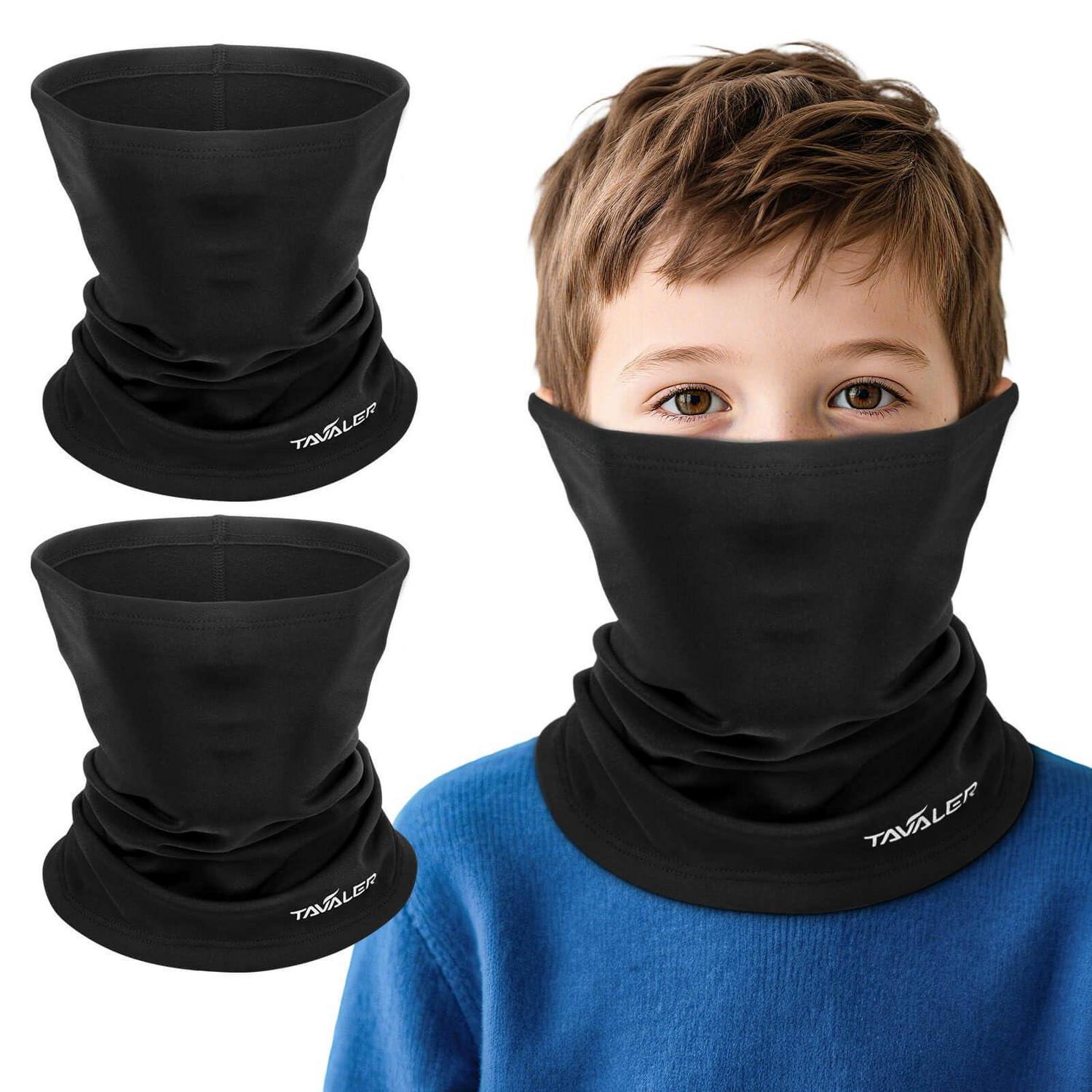 Schlauchschal Kinder 2 Stück, Multifunktionstuch Winddicht & Warm, Atmungsaktiv, Für Outdoor Sport