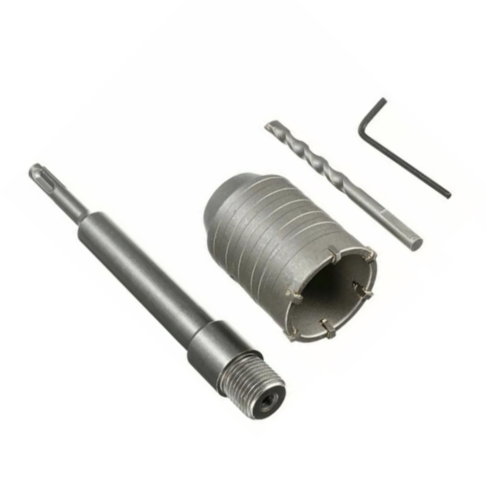Wandbohrset Mit 200-mm-verlängerung, Hartmetallbohrer Für Die Klimaanlageninstallation, Lochschneidstange