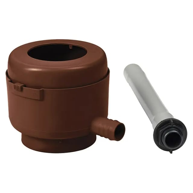 GARANTIA Regensammler braun für Fallrohrgrößen 7-10 cm