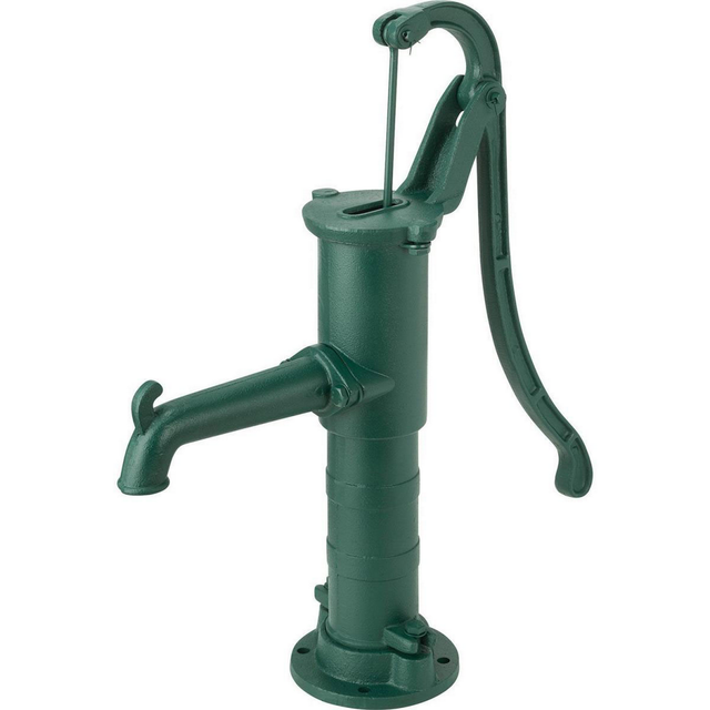 Meister Schwengelpumpe mit Rundflansch grün 65,5 cm