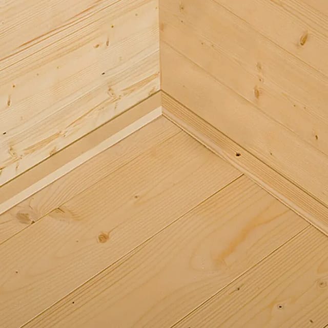 Weka Boden für Gerätehaus '224' Größe 2, naturfarben, 235 x 239 x 16 cm