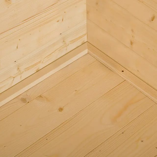 Weka Boden für Gerätehaus '224' Größe 2, naturfarben, 295 x 239 x 16 cm