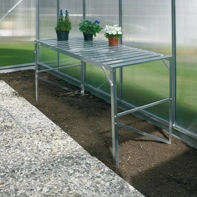 Alu-Tisch 1-Ebene 121 x 54 x 76 cm