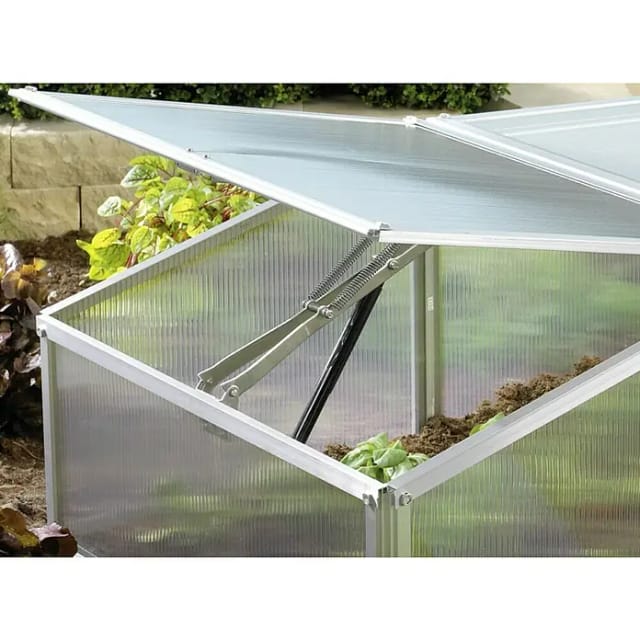 Vitavia Fensterheber Aluminium silberfarben für Gewächshäuser