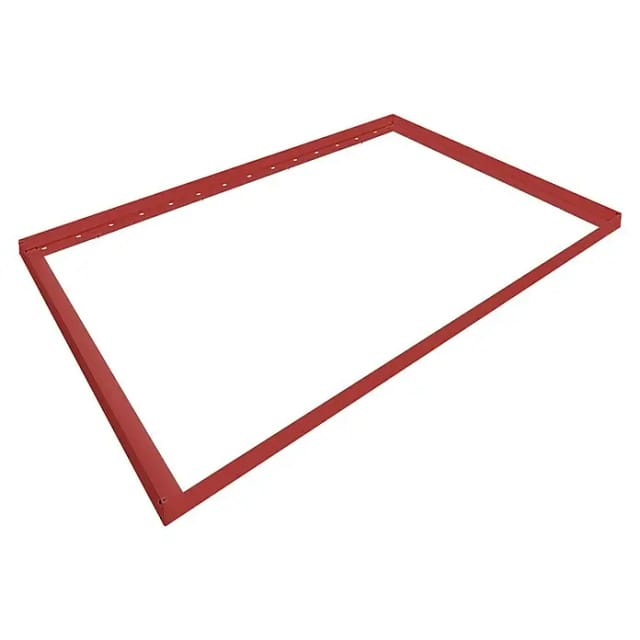 EcoStar Dachrahmen 'Berry' für Gründach GH-PD Typ 1 purpurrot 251,7 x 154,4 cm