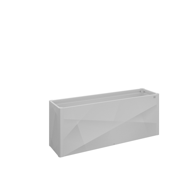 Biohort Hochbeet silber-metallic 201 x 53 x 77 cm