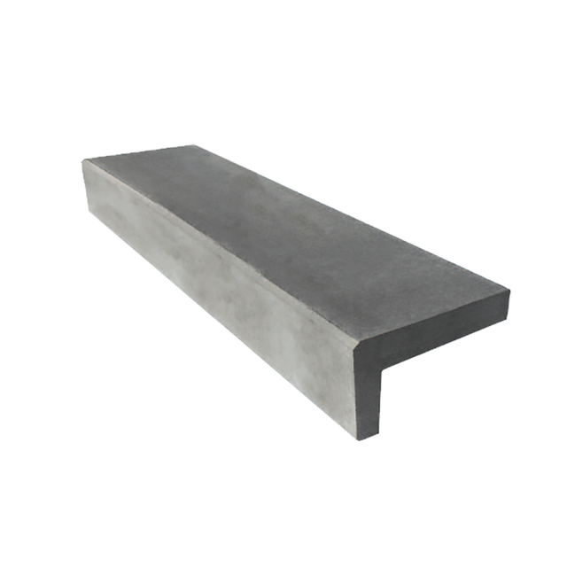 Diephaus Winkelstufe Beton grau 120 x 32 x 18 cm