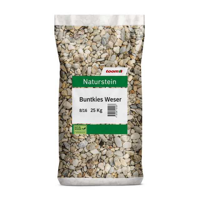 toom Weserkies mehrfarbig 8/16 mm 25 kg