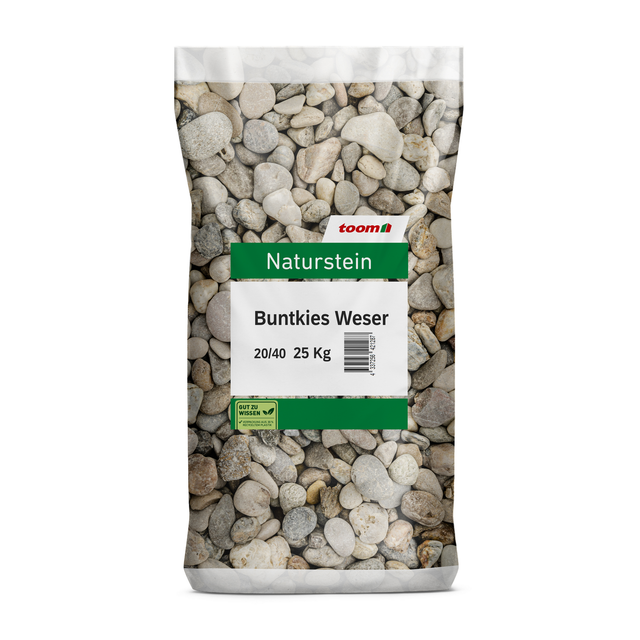 toom Weserkies mehrfarbig 20/40 mm 25 kg