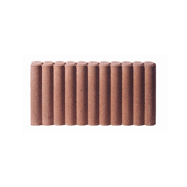 Diephaus Palisadenbordstein Beton erdbraun 50 x 25 x 6 cm