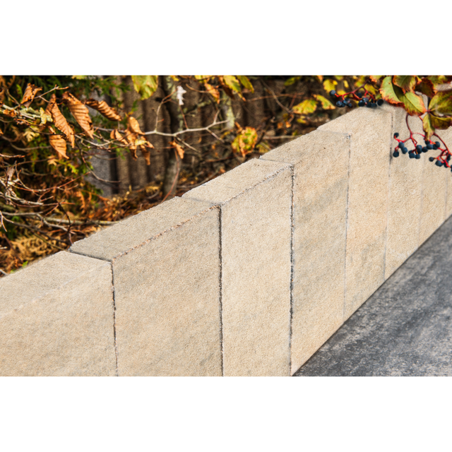 Diephaus Palisade 'T-Fence Solid' Beton sandstein 50 x 25 x 5 cm