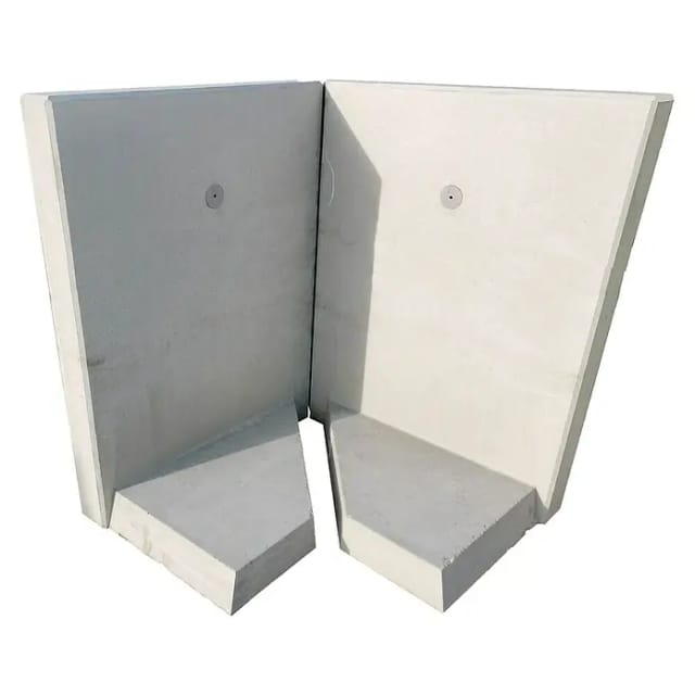 Diephaus Winkelstütze Beton grau 100 x 100 x 130 cm