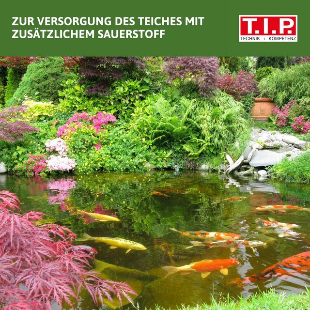 T.I.P. Teichbelüfter Set 'API 1000/4' 12 W 900 l/h
