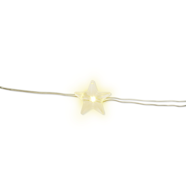 toom LED-Draht-Lichterkette 'Sterne' 20 LEDs warmweiß 150 cm