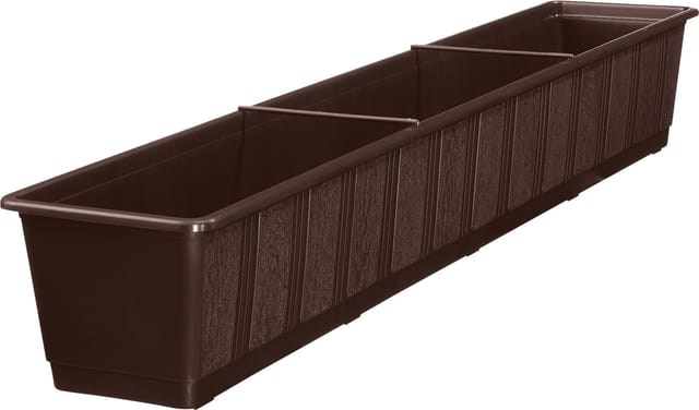 Geli Blumenkasten "Standard" braun 100 cm