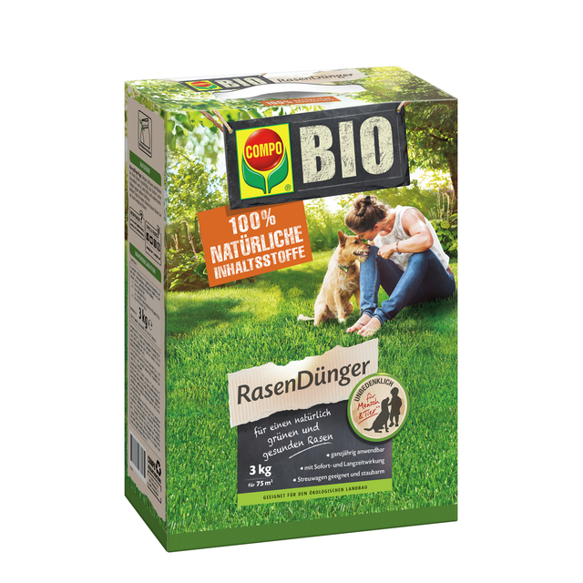 Compo BIO-Rasendünger 3 kg für 75 m²