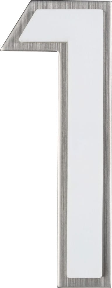 Alpertec Hausnummer 'Nightlux' Edelstahl