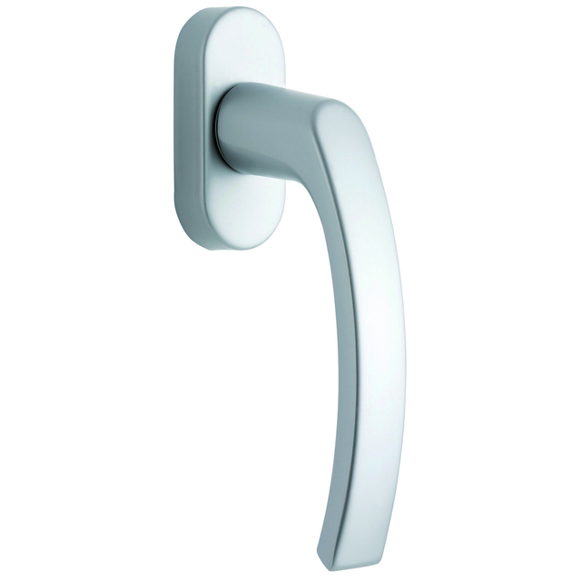 Fenstergriff Aluminium verchromt