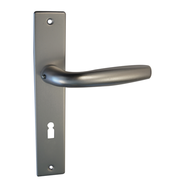 Alpertec Langschildgarnitur 'Melbourne' BB, Aluminium F1 eloxiert