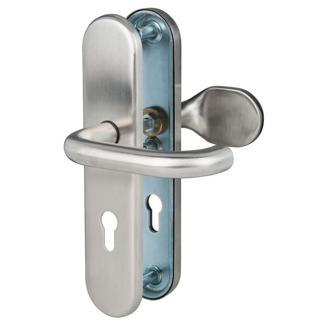 Alpertec Sicherheitsgarnitur 'Toronto' Edelstahl 72 mm